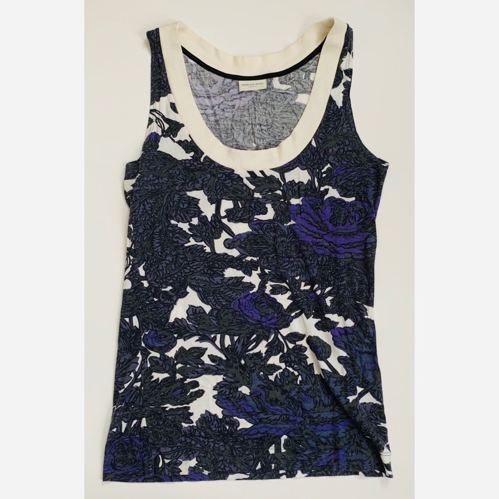 Dries Van Noten floral tank top scoop neck